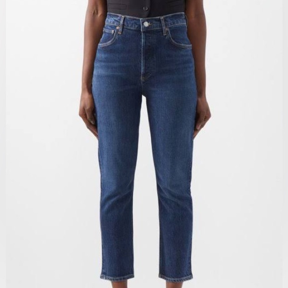 Agolde Riley Button Fly High Rise Denim Jeans size 26
